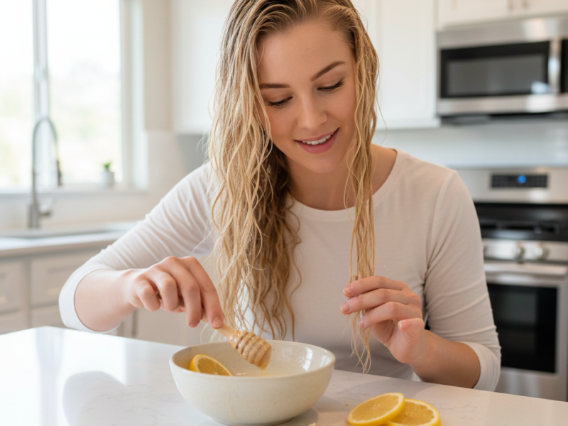 bezpieczne rozjaśnianie włosów