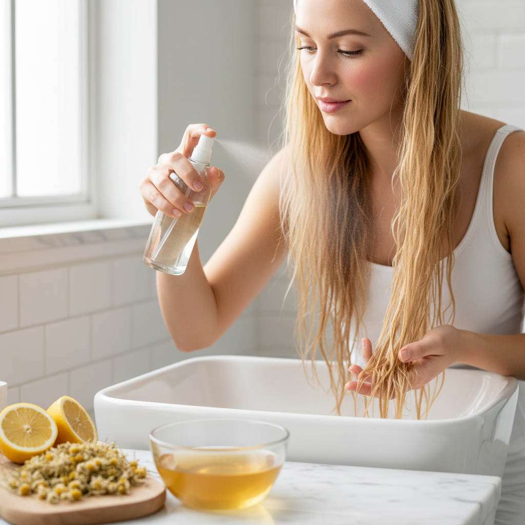 bezpieczne rozjaśnianie włosów w domu