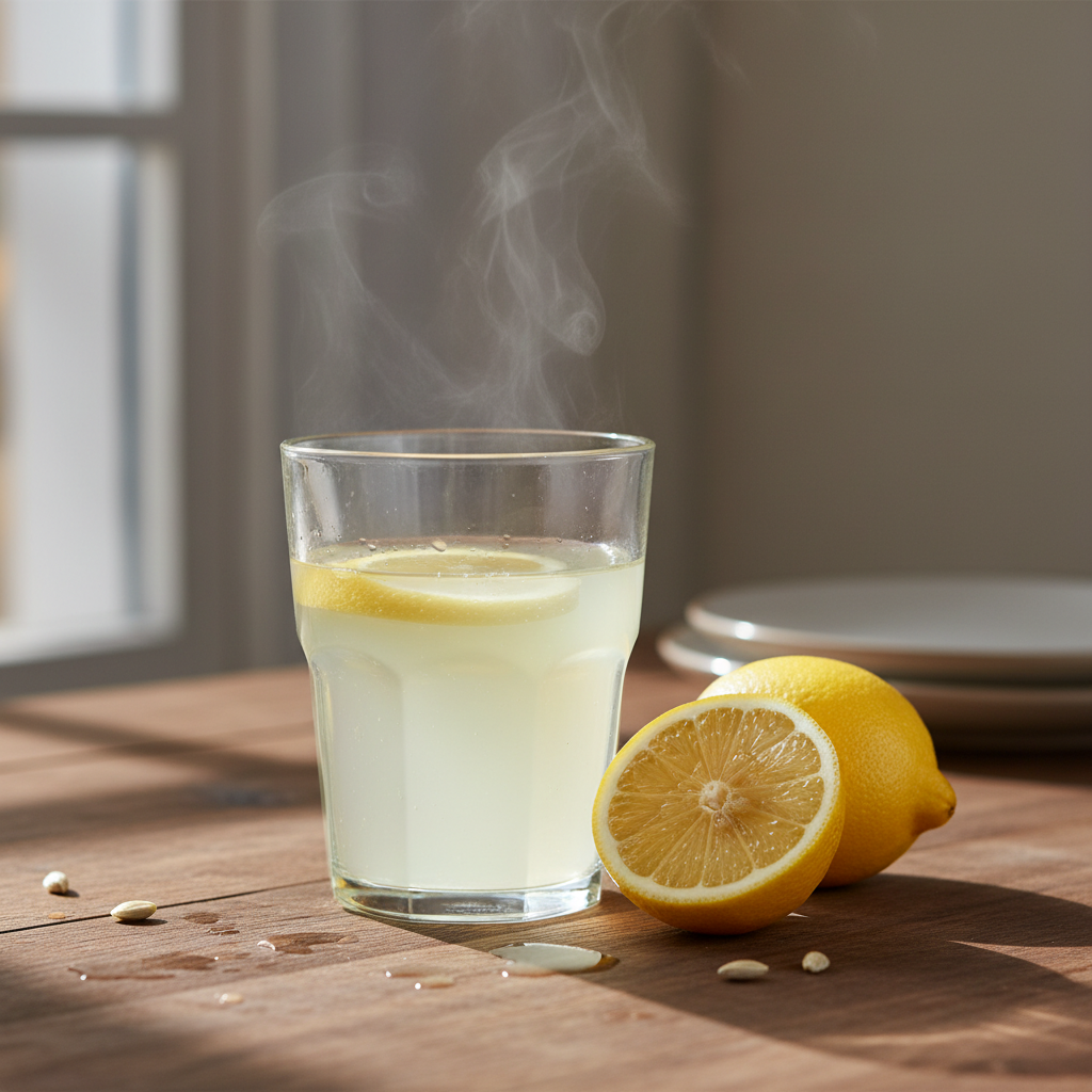 co daje picie wody z cytryną rano