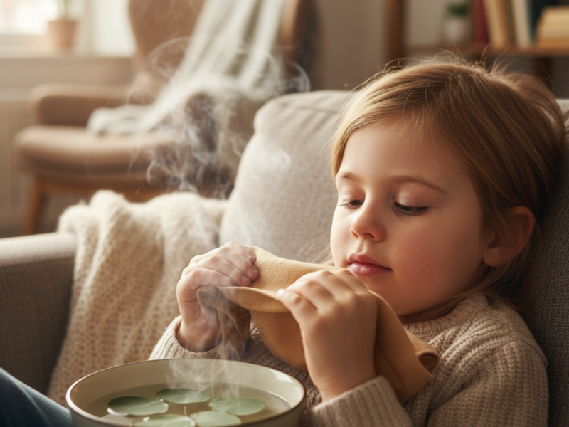 co na zapchany nos u dziecka