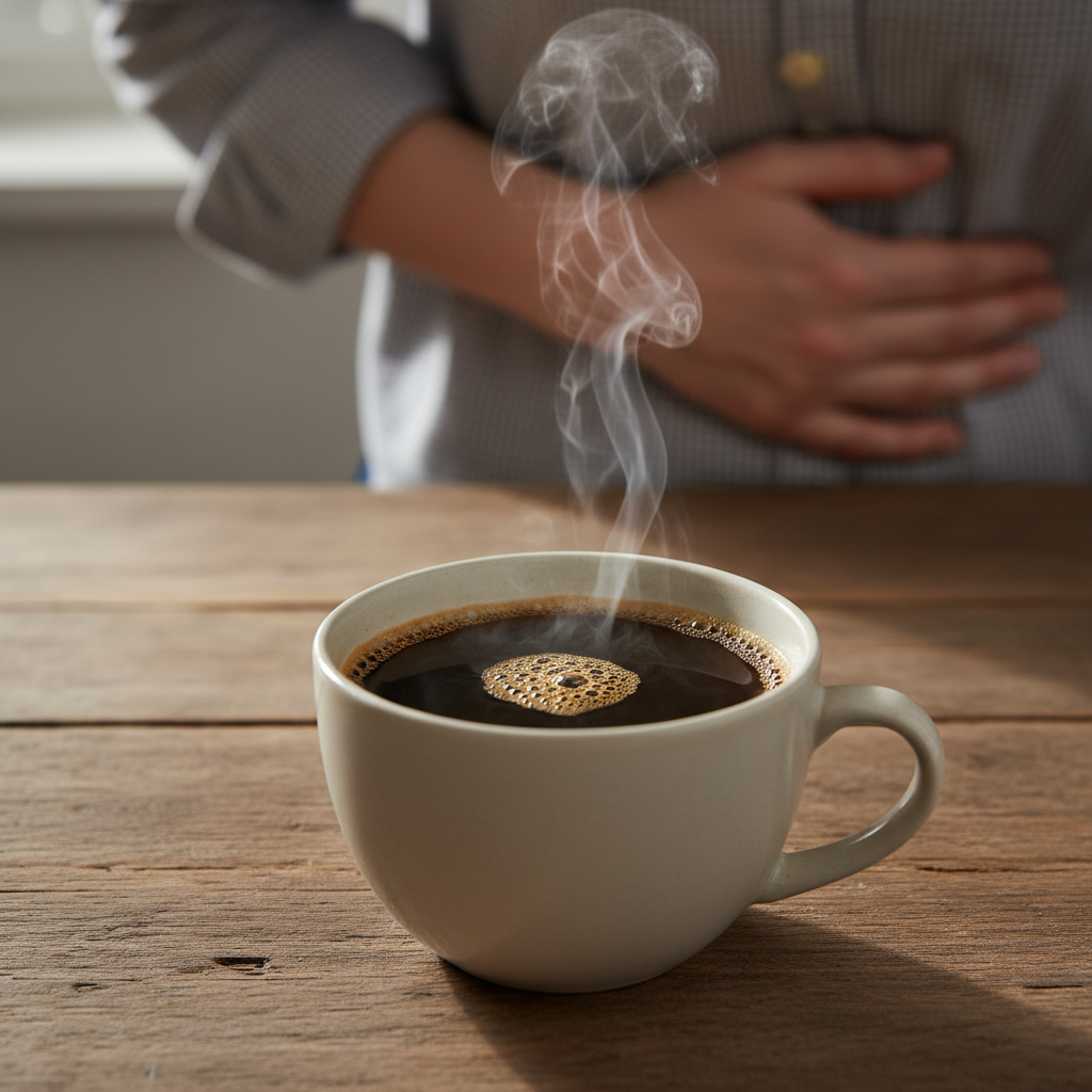 czy kawa bezkofeinowa szkodzi na żołądek