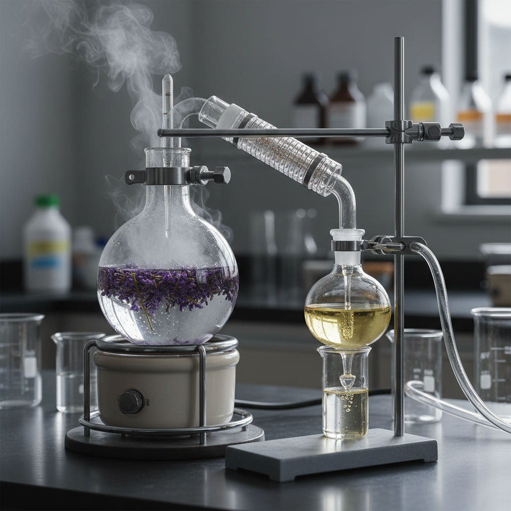 destylacja parą wodną