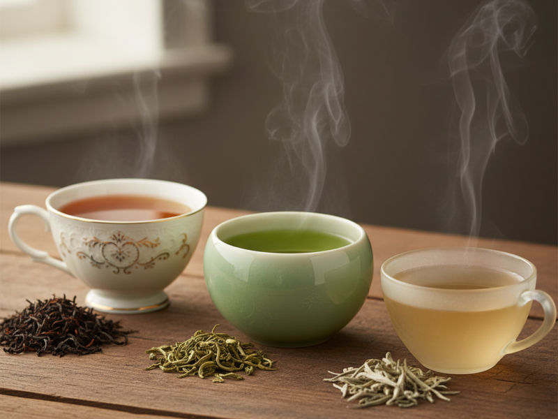 herbata czarna a zielona