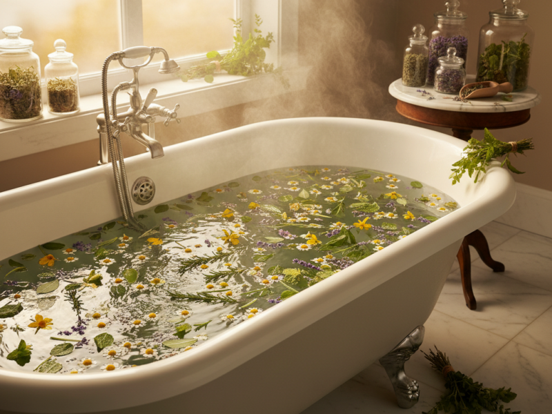 jakie zioła do kąpieli