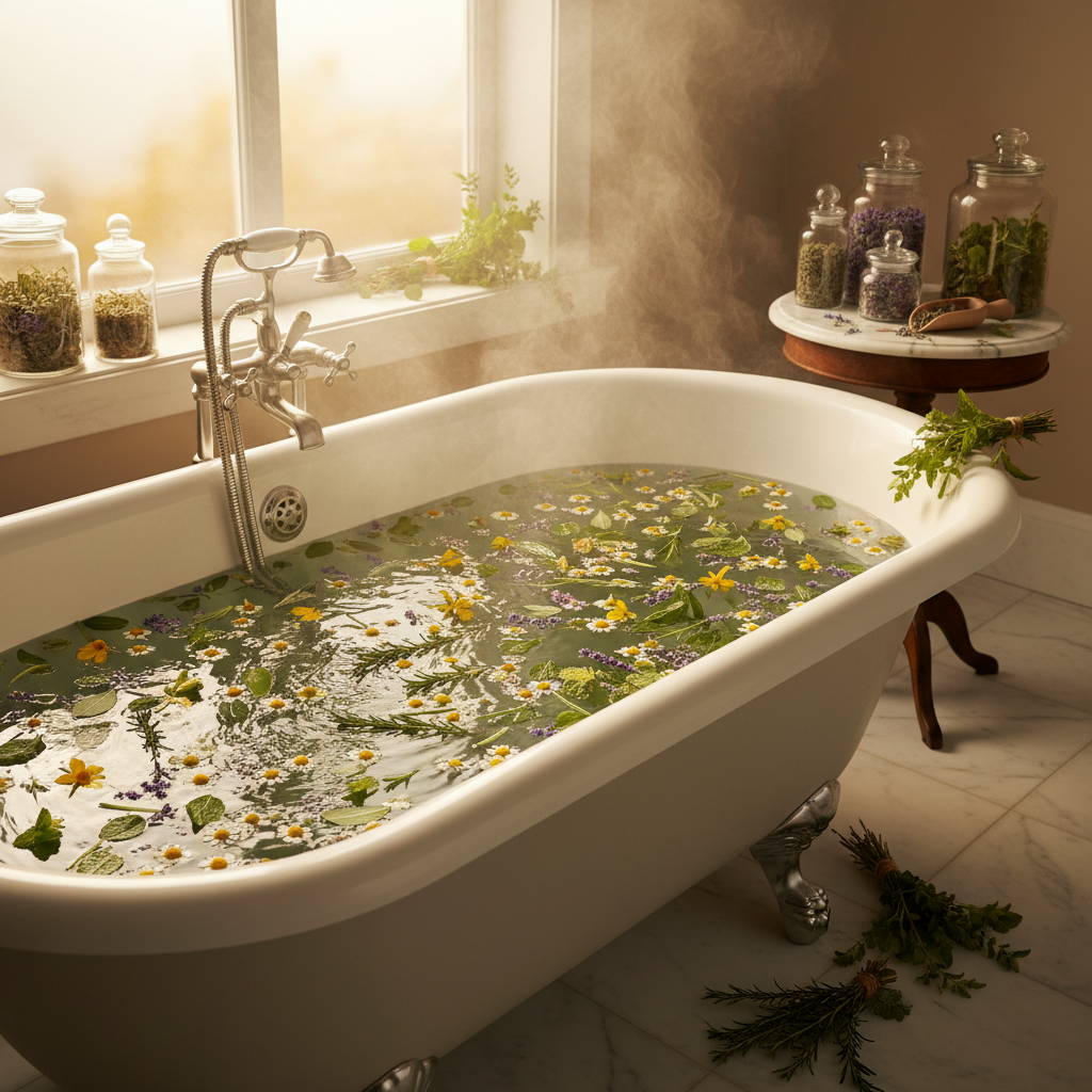 jakie zioła do kąpieli