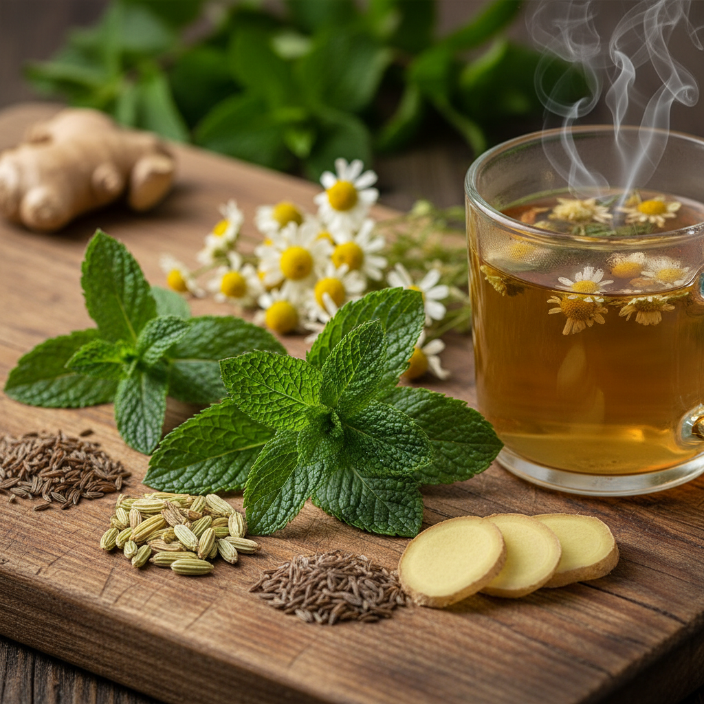 Jakie zioła na wzdęcia brzucha