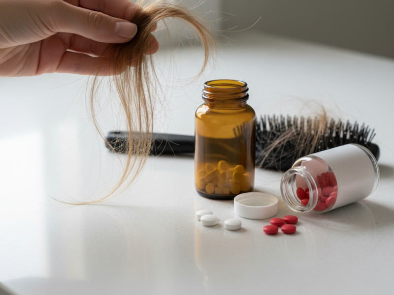 kwas foliowy wypadanie włosów