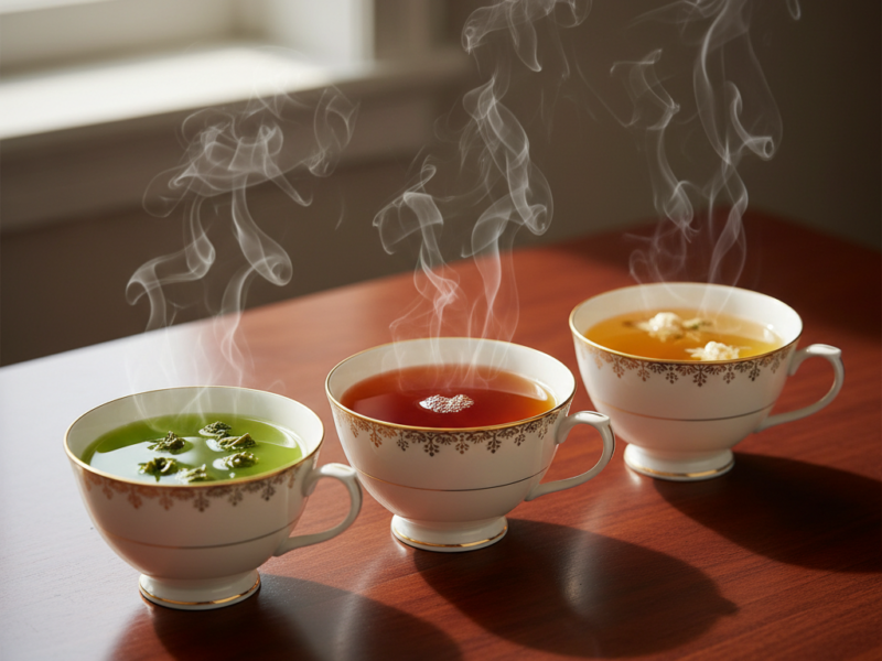 Odkryj Magię Herbat: Różnice i Ukryte Właściwości Zielonej, Czarnej oraz Białej