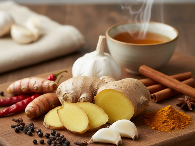 Przyprawy jako naturalny sojusznik w walce z przeziębieniem