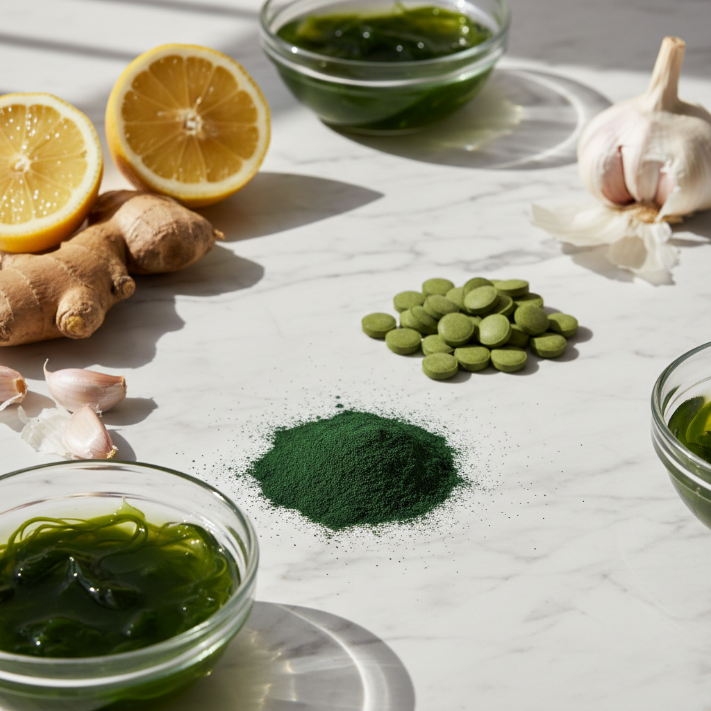 Spirulina i Chlorella: Naturalne Suplementy dla Wzmocnienia Odporności