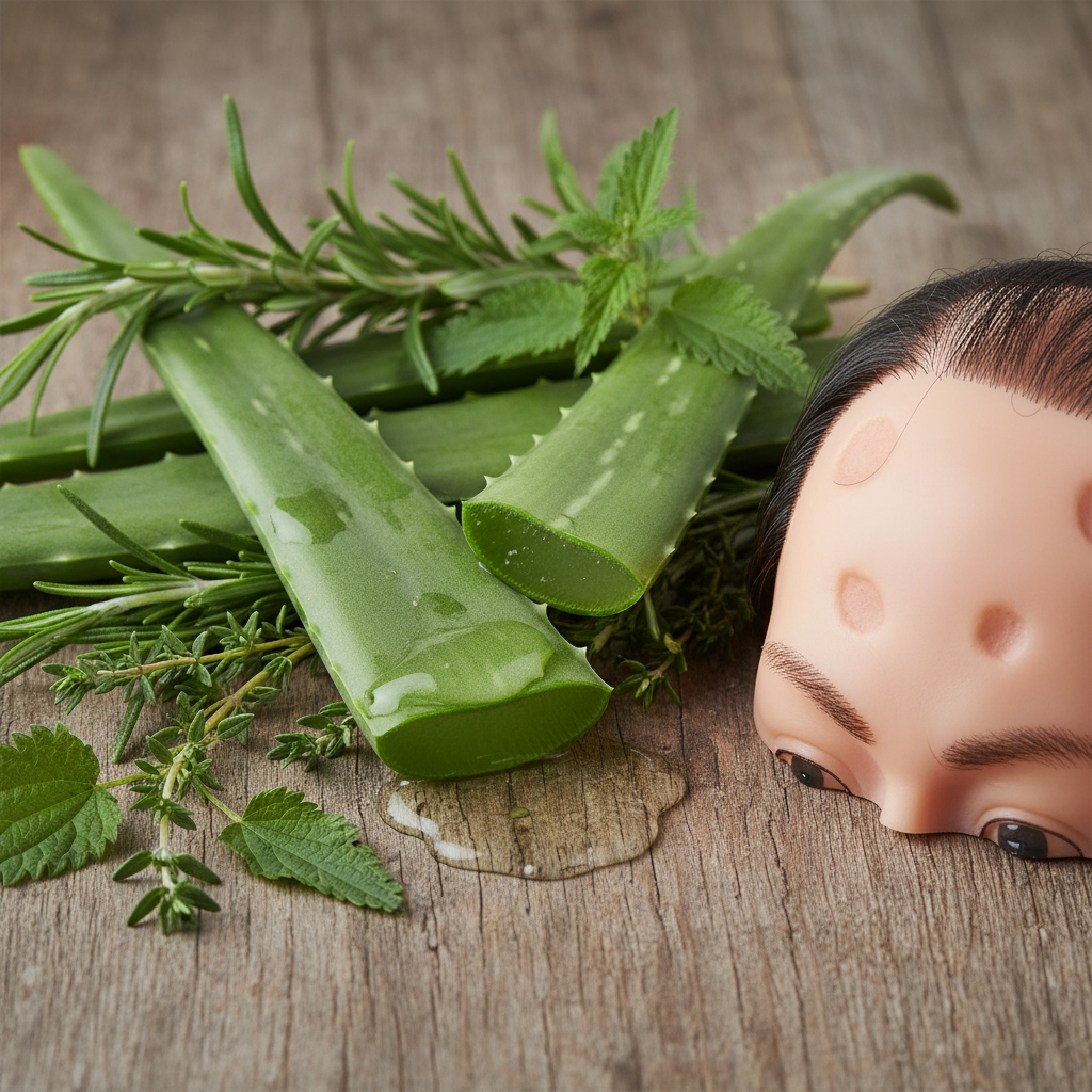 zioła na łysienie plackowate