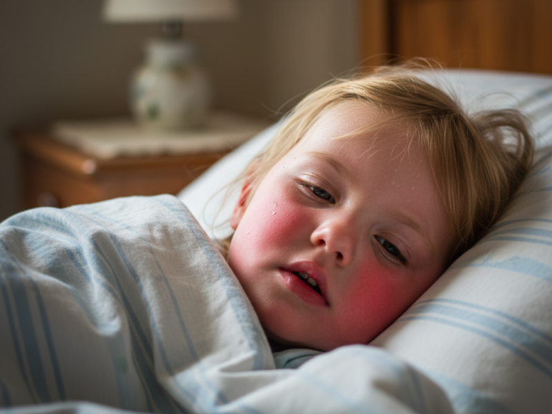 gorączka i zatkany nos bez kataru u dziecka