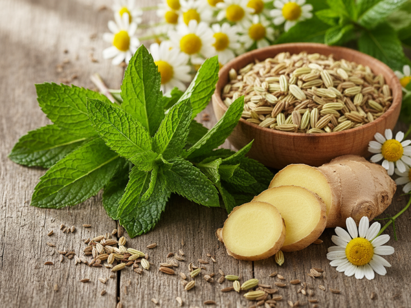 jakie ziola na wzdety brzuch