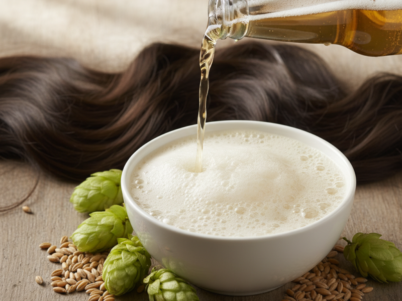 Naturalne Płukanki z Piwa: Sekrety Wzmocnienia i Odżywienia Włosów