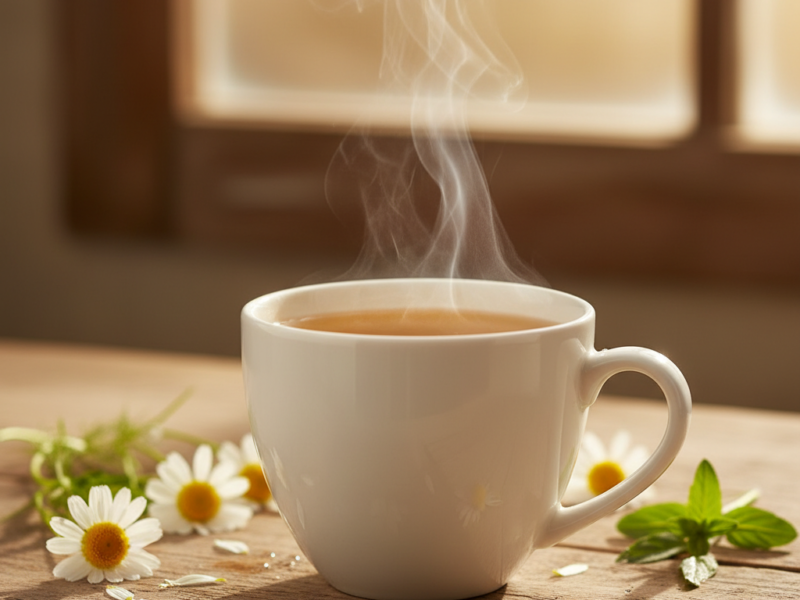 rumianek herbata właściwości