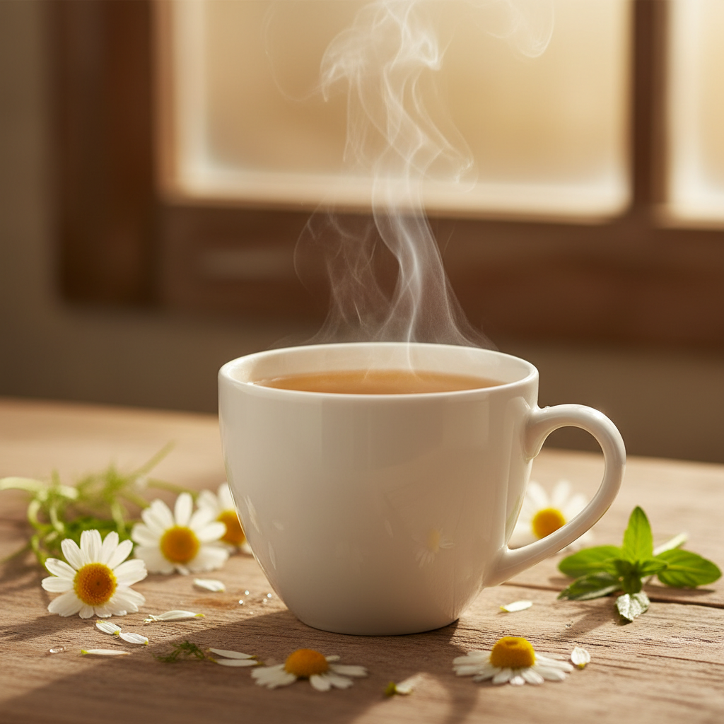 rumianek herbata właściwości