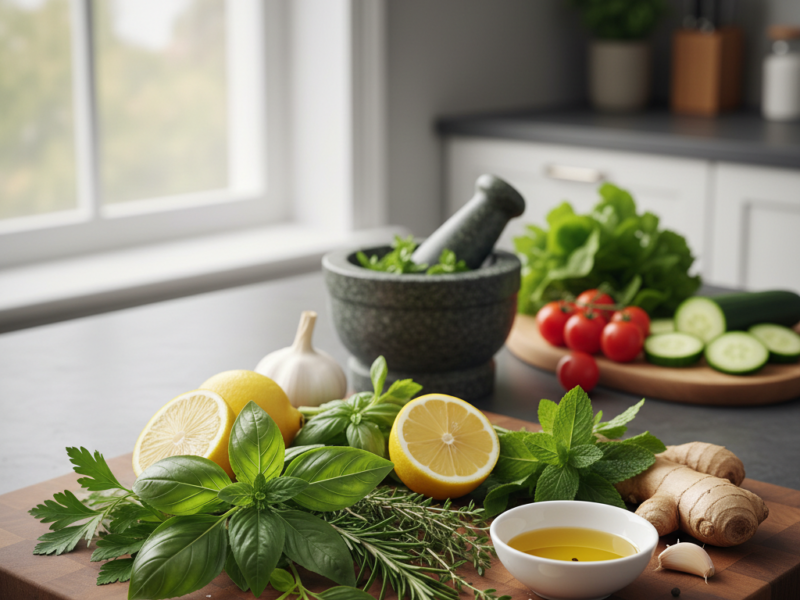 Zdrowa dieta, czyli zioła w kuchni