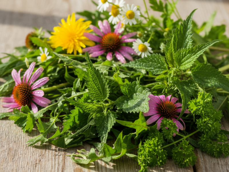 zioła bogate w witaminy i minerały