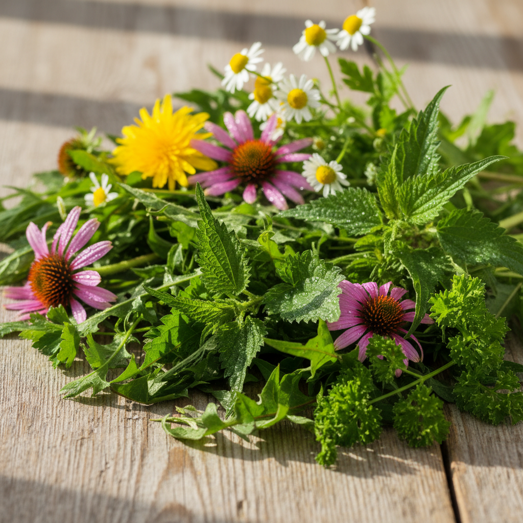 zioła bogate w witaminy i minerały