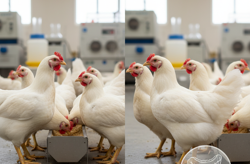 Synergiczne działanie wyciągu z czosnku i prebiotyku MOS u brojlerów: wzrost, odporność i zdrowie jelit