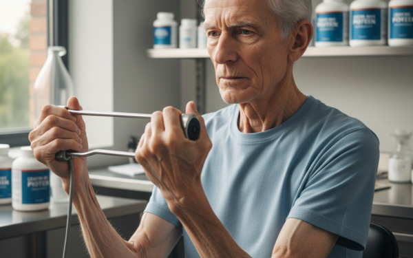 Efektywność suplementacji wysokobiałkowej bogatej w leucynę u starszych osób z sarkopenią