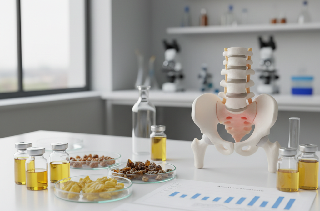 Skuteczność i bezpieczeństwo ekstraktów z Acmella oleracea i Boswellia serrata w leczeniu przewlekłego bólu dolnego odcinka kręgosłupa