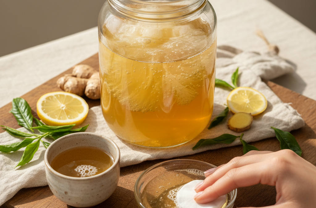 Kombucha: Naturalny Eliksir do Pięknej i Zdrowej Skóry