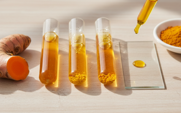 Mikrocząsteczki z ekstraktów kurkumy: kurkuminoidy i ich wpływ na makrofagi