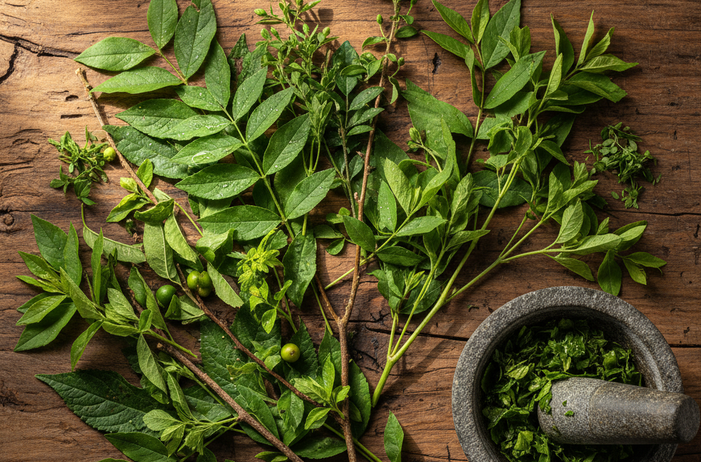 Lecznicze rośliny stosowane w leczeniu chorób zwierząt hodowlanych w dystrykcie Bure w Etiopii