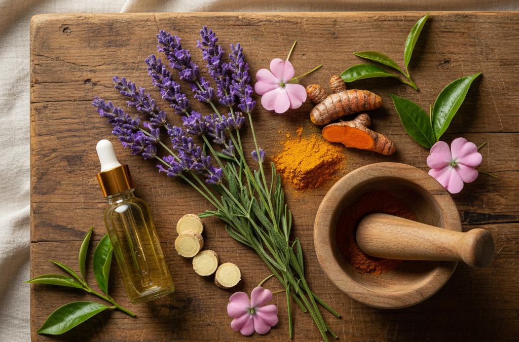 Lecznicze rośliny na trądzik pospolity: Przegląd opartych na dowodach metod promowanych w mediach społecznościowych