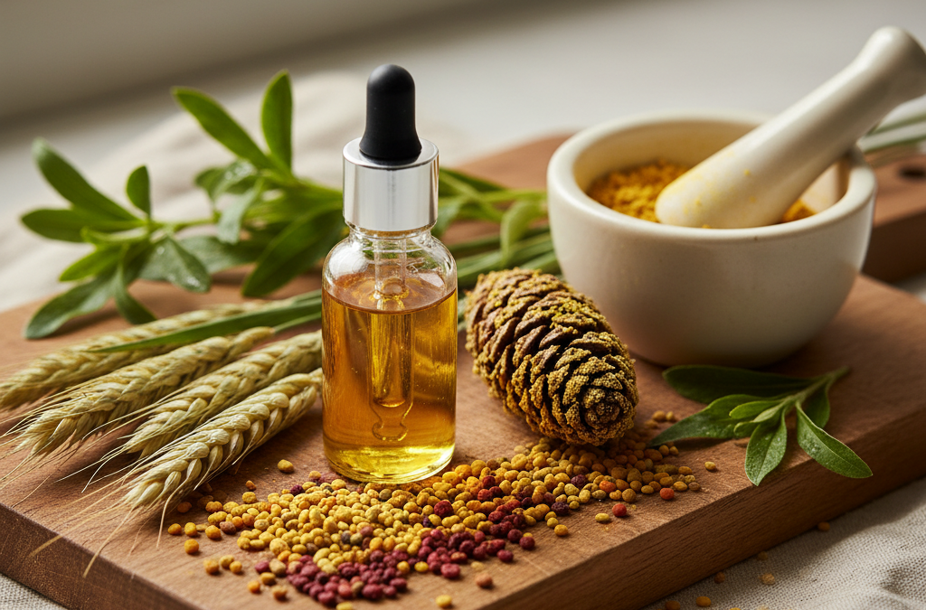 Ekstrakt z pyłku kwiatowego z witaminami w leczeniu przewlekłego zapalenia prostaty: poprawa funkcji moczowych i seksualnych