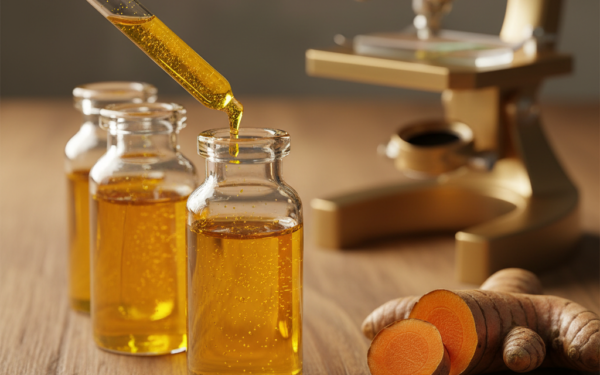 Mikrocząsteczki z ekstraktów kurkumy: kurkuminoidy i ich wpływ na makrofagi