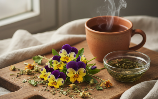 Fiołek trójbarwny: Naturalne leczenie trądziku i infekcji