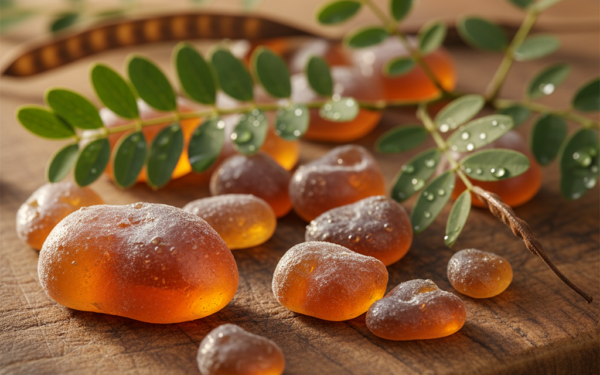 Guma arabska - Właściwości i Zastosowanie