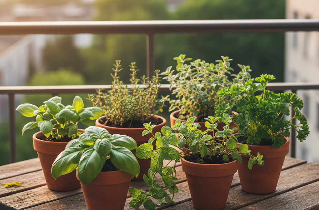 Jakie zioła można sadzić na balkonie