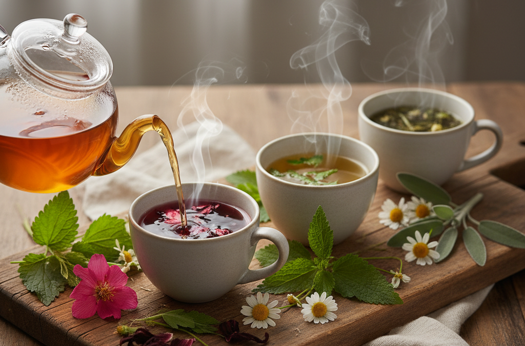 Jakie zioła pić na zmarszczki