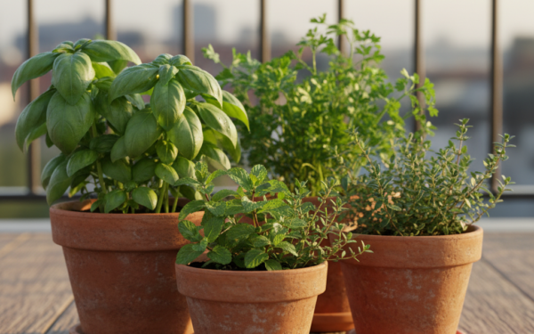 Jakie zioła na tarasie? Top 5 roślin do uprawy w 2024!