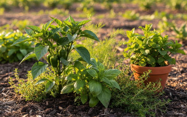 Jakie zioła sadzić obok papryki
