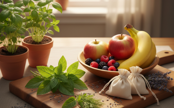 Jakie zioła odstraszają muszki owocówki