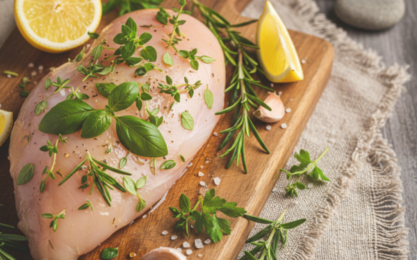 Jakie zioła do piersi z kurczaka