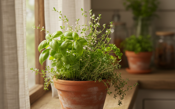 Jakie zioła w jednej doniczce