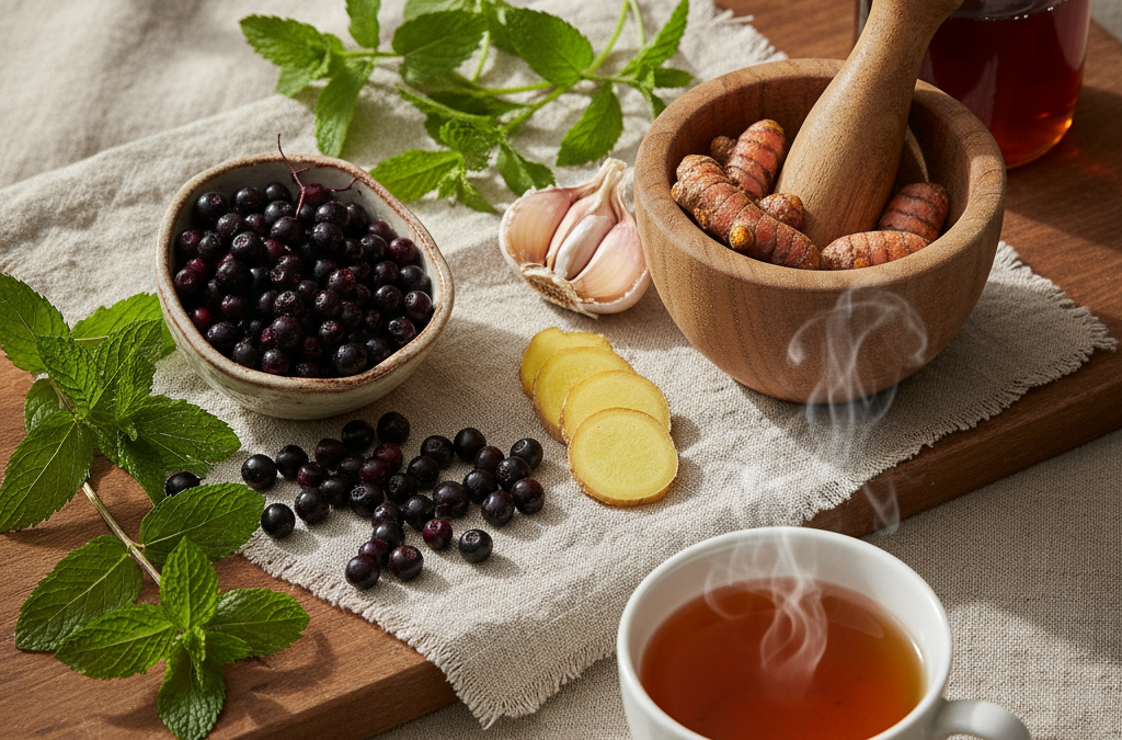 Jakie zioła na oczyszczanie naczyń krwionośnych