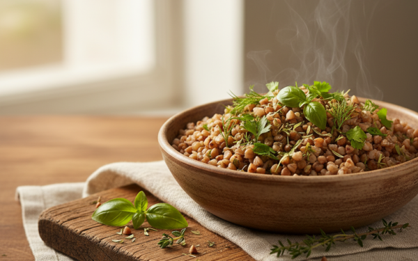 Jakie zioła do kaszy gryczanej