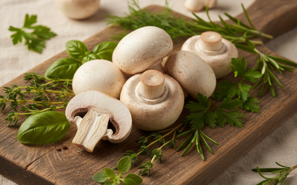 Jakie zioła pasują do pieczarek?