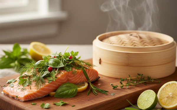 Jakie zioła do łososia na parze