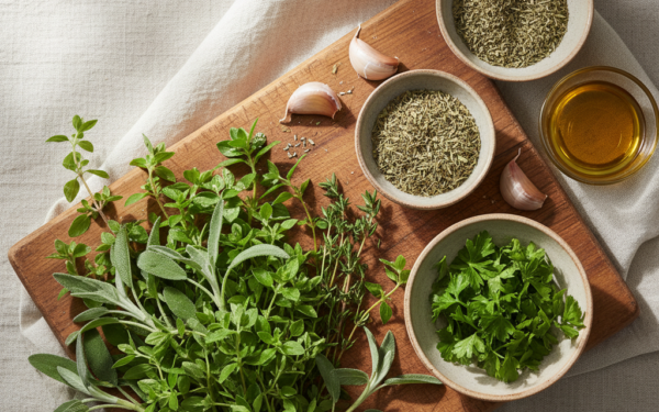 Jakie zioła do schabowego?