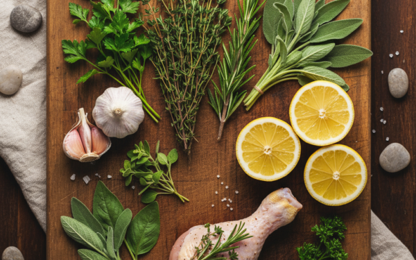 Jakie zioła do kurczaka pieczonego