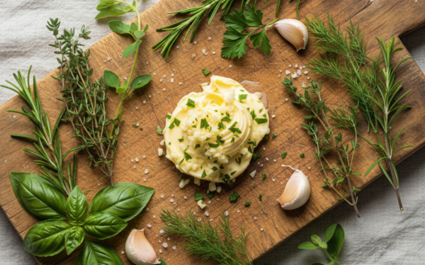 Jakie zioła do masła czosnkowego