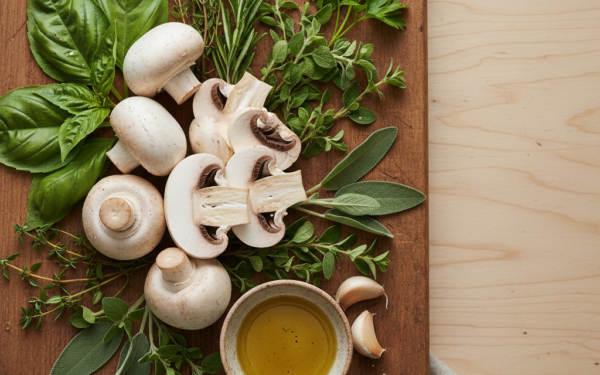 Jakie zioła do pieczarek