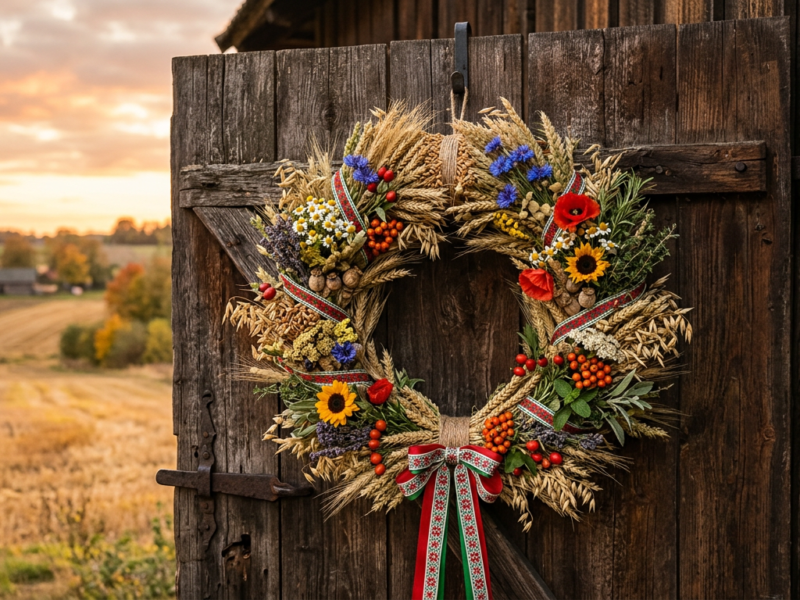 jakie zioła do wieńca dożynkowego